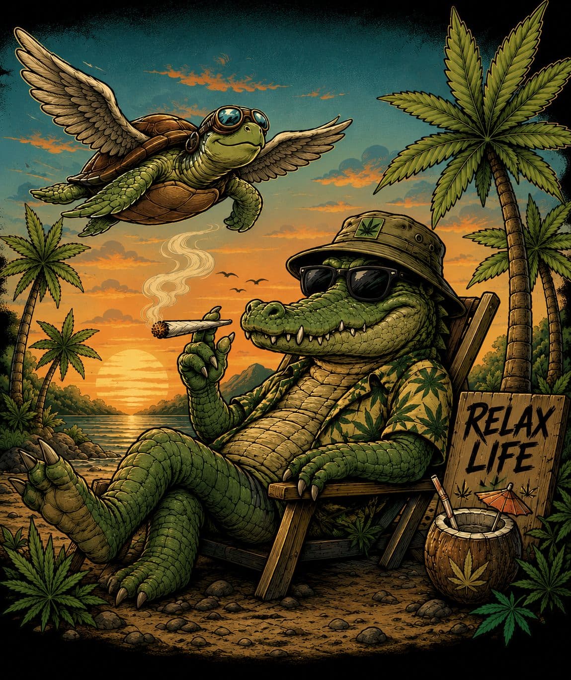 Relax Life Beach Vibes